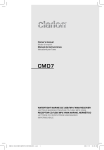 Clarion CMD7 Owner`s manual