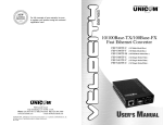 UNICOM FEP-72107T Specifications