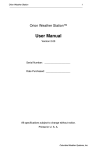 Columbia Weather Systems Orion Vehicle User manual