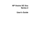 HP Vectra VE5 2 User`s guide