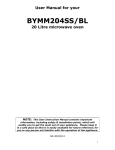 Baumatic BYMM204SS/BL User manual