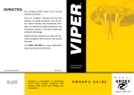 Viper 4806V Instruction manual