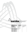 Samlexpower STS-30 Owner`s manual