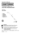 Craftsman 358.745350 Operator`s manual