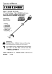 Craftsman 358.791800 Operator`s manual