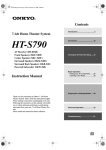 Apex Digital HT-170 Instruction manual