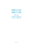 DFI NB72-SR User`s manual