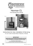 Yeoman YM-CKWDGR-L Operating instructions