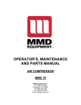 MMD Equipment MMD 70 Specifications
