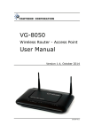 Comtrend Corporation VG-8050 User manual