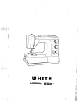 White 2221 Instruction manual
