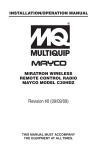 MULTIQUIP MAYCO C30HDZ Specifications