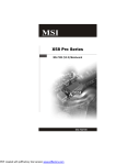 MSI MS-7522 User`s manual