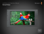 Blackmagicdesign SmartView Duo Instruction manual