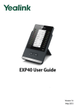 Yealink EXP40 Specifications