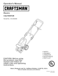 Craftsman 316.292600 Specifications