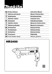 Makita HR2400 Instruction manual