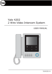 Yale 4202 User manual