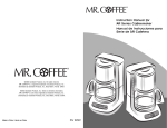 Mr. Coffee AR Series Instruction manual
