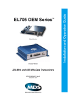 MDS EL705 OEM Series Specifications