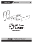 Atlas AL2430-2PH Owner`s manual