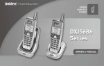 Uniden DXI5686-2 - DXI Cordless Phone Specifications