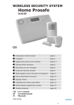 Electia Home Prosafe Sc9100 User`s manual