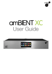 Ambient XC User guide