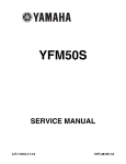 Yamaha RAPTOR 50 Service manual