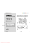 Sharp CD-E250E Specifications