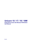 Broadrack Unicorn 19 User manual