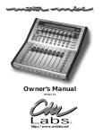 CM Labs motor mix Owner`s manual