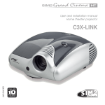 Sim2 C3X-LINK Installation manual