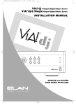 Elan VIA! dj 4 Installation manual