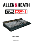 ALLEN & HEATH GS-R24 User guide