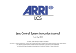 ARRI WRS Instruction manual