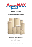 AquaMAX E250S48-TEN Technical data