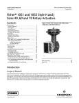 Emerson 1052 Instruction manual