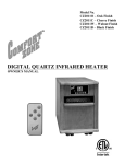 Comfort Zone CZ1500-P Owner`s manual