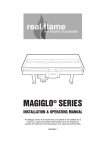 Real Flame MAGIGLO 360 Specifications