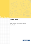 Advantech TREK-305R User manual