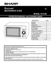 Sharp R-210D Specifications