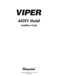 Viper 460XV Installation guide