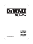 DeWalt DCD995 Technical data