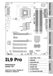 Abit IL9 Pro User`s manual