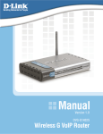 D-Link DVG-G1402S - Wireless Broadband VoIP Router User`s manual