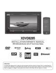 Dual Electronics Corporation XDVD8285 Owner`s manual