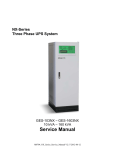 Always "On" UPS GES-103NX Service manual