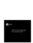 AT&T Definity 8410D User`s guide