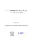 Moxa Technologies C104H/PCI Series User`s manual